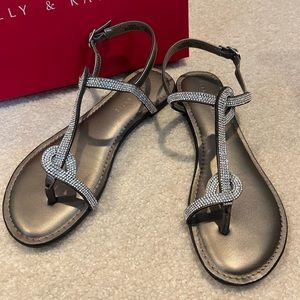 Kelly & Kate rhinestone sandals